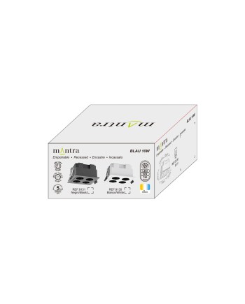 BLAU * FOCO EMPOTRAR 4L 10W  3000K BLANCO